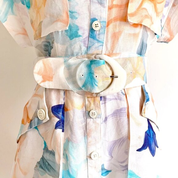 Brown Lin, Frankie Floral Pattern Dress - Picture 4 of 10